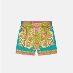 Versace Barocco Goddess Reversible Shorts Worn Once